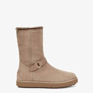 Ugg Classic Berge Short Suede Klassiska Stövlar Dam Bruna (206918FEV)